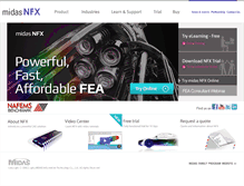 Tablet Screenshot of midasnfx.com